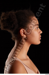 Head Woman Black Average Studio photo references
